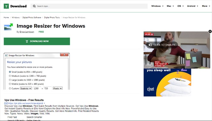 Cnet Image Resizer for Windows